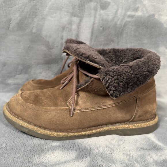 Birkenstock Shoes - Birkenstock Shearling Suede Ankle Boots EU 37 Women's 6/6.5 Cozy Casual Comfort